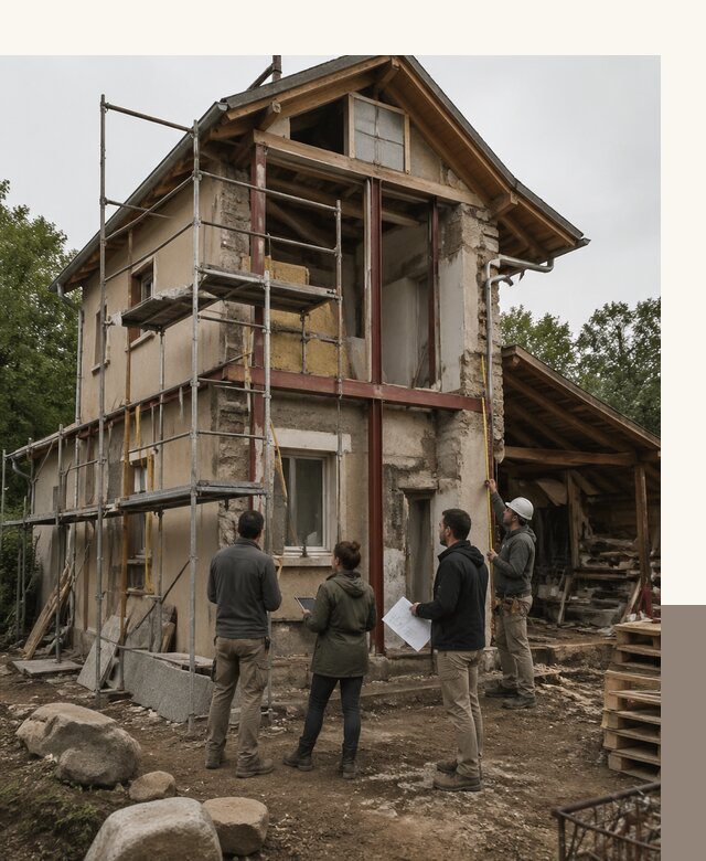 Реконструкция загородного дома под ключ в Назрани от бюро